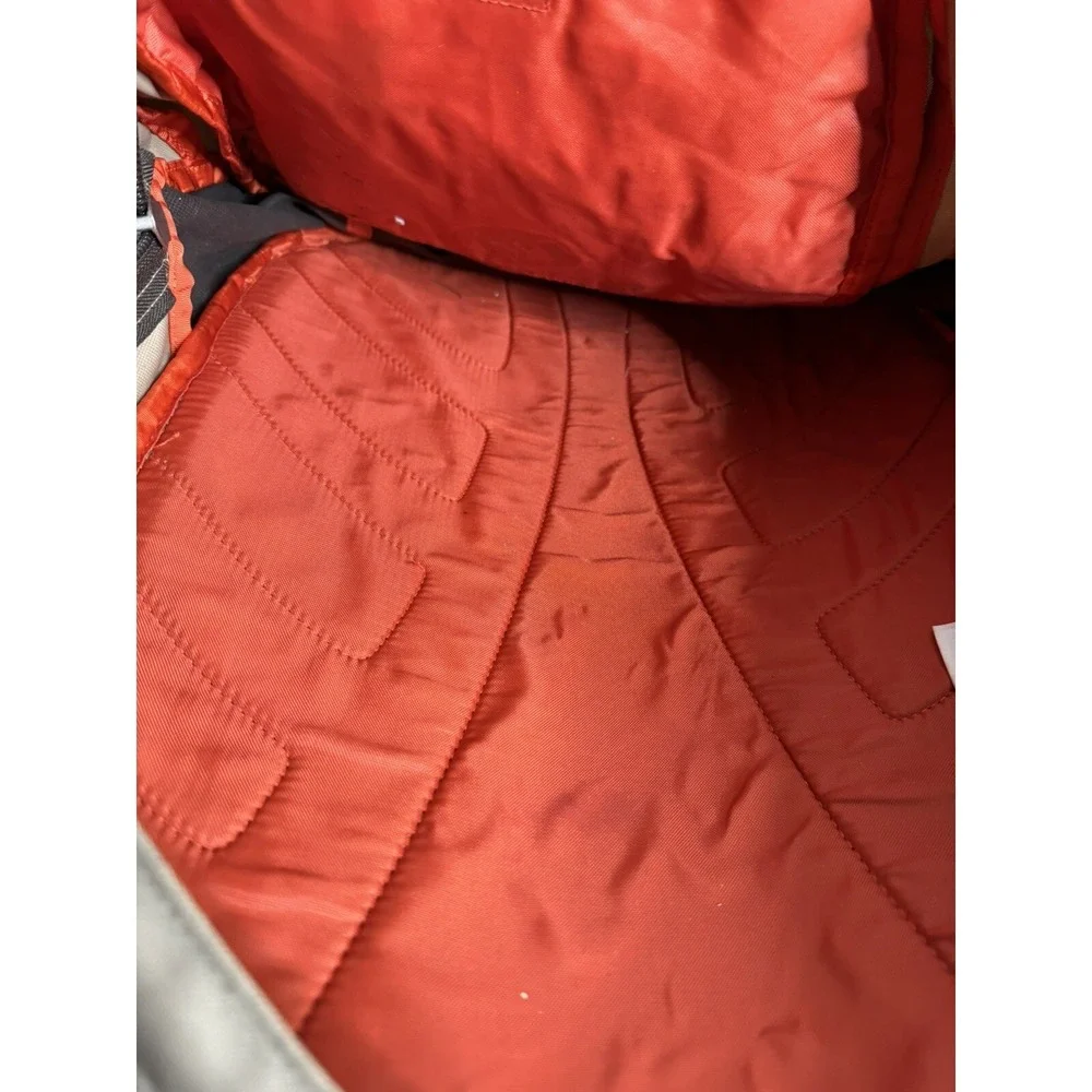 The North Face Vault Brown and Orang Vault Outdoor Hiking  Backpack